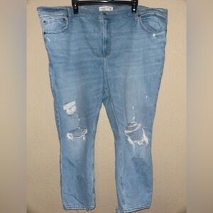Abercrombie & Fitch Light Blue High-Rise Skinny Jeans